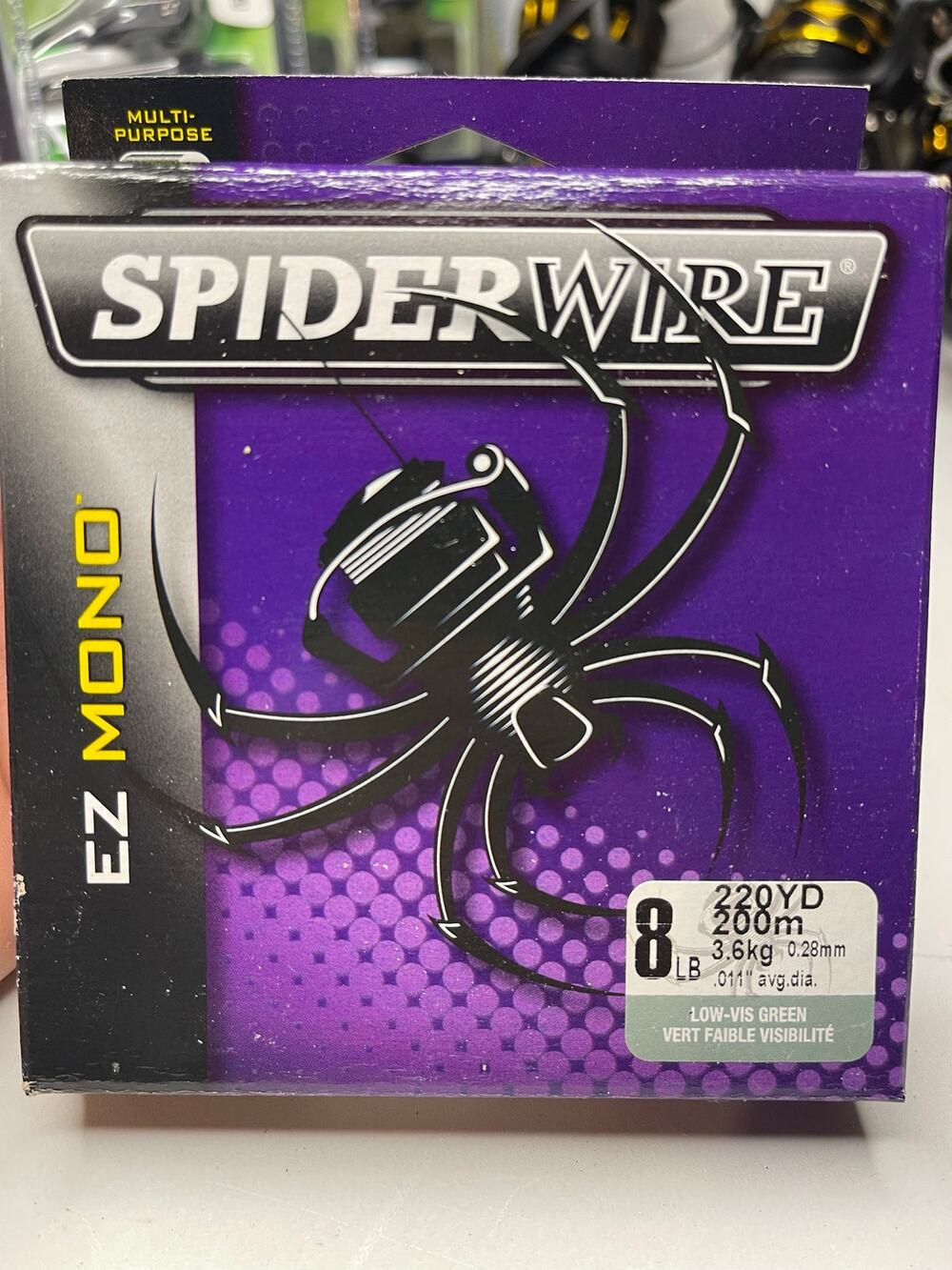 Spider wire EZ Mono Fishing Line - 8 Lbs. 220 YD
